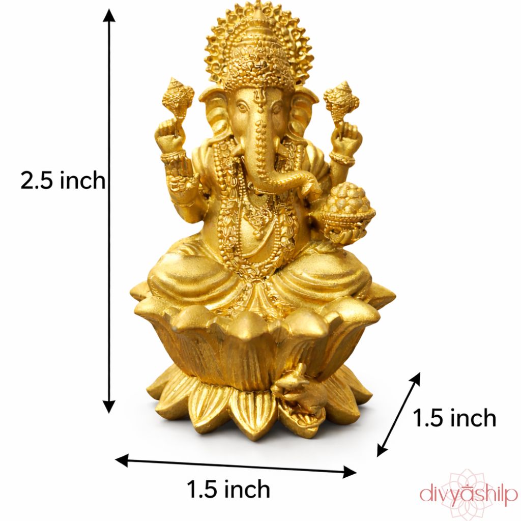 Lord Ganesha ji (Resin 2.5 Inch)