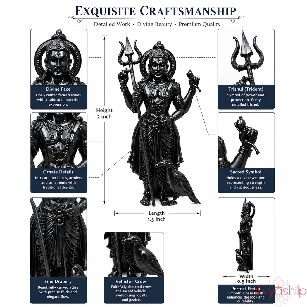 Shani Dev ji (Resin 5 Inch)