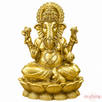 Lord Ganesha ji (Brass 3.4 Inch)