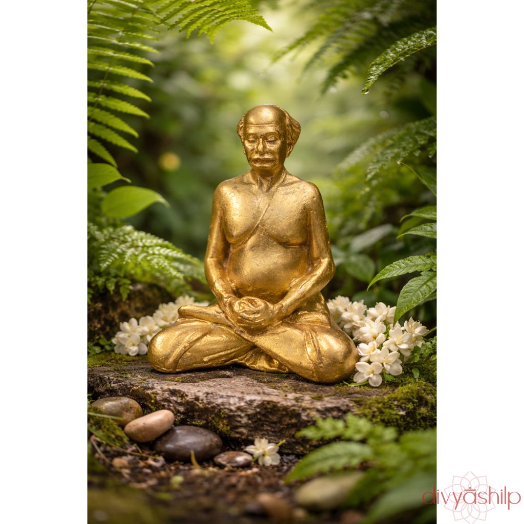 Sri Lahiri Mahasaya ji (Brass 3.2 Inch)