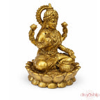 Lakshmi ji (Brass 3.9 Inch)