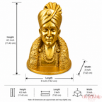 Gajanan Maharaj ji (Brass 4 Inch)