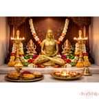 Sri Mahavatar Baba ji (Brass 3.2 Inch)