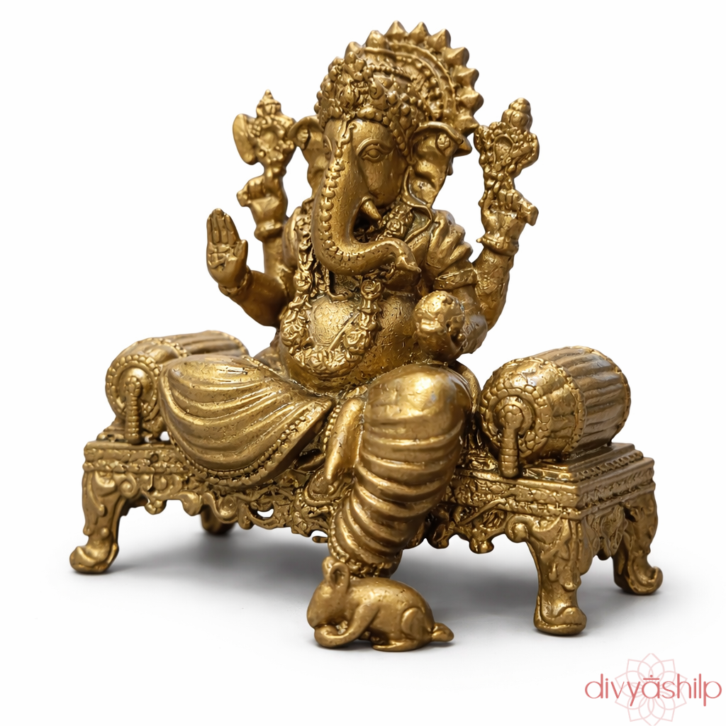 Shree Ganesha ji (Brass 4 Inch)