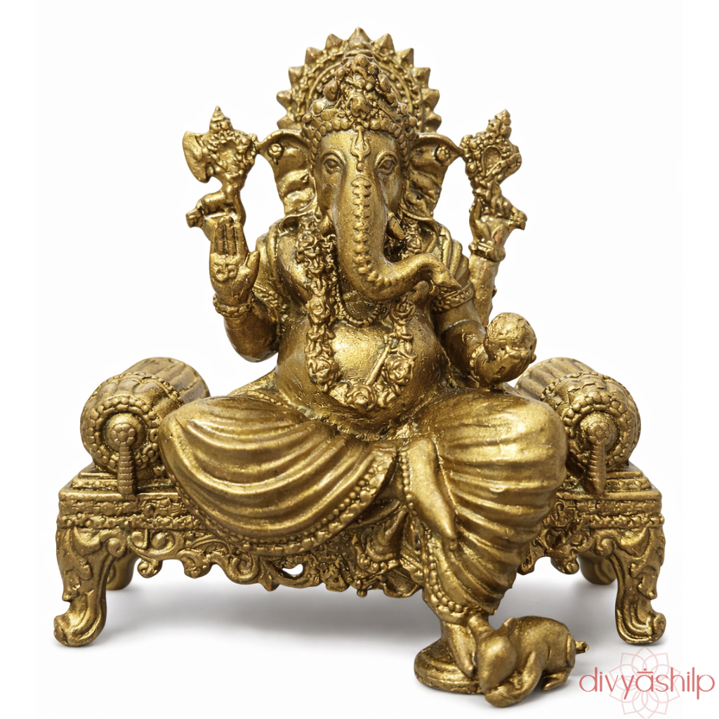 Shree Ganesha ji (Brass 4 Inch)