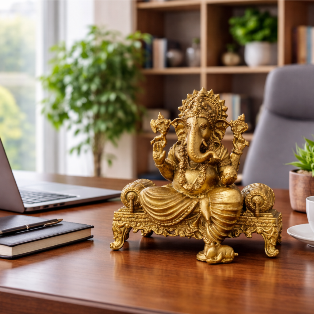 Shree Ganesha ji (Brass 4 Inch)