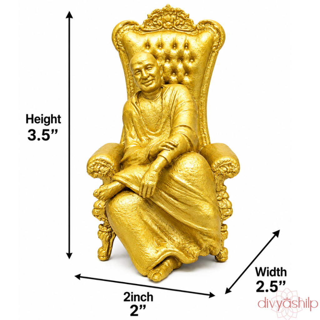 Chattarpur Wale Guruji (Shukrana Guru ji) (Resin 3.5 Inch)
