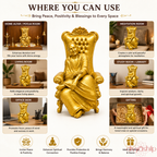 Chattarpur Wale Guruji (Shukrana Guru ji) (Resin 3.5 Inch)