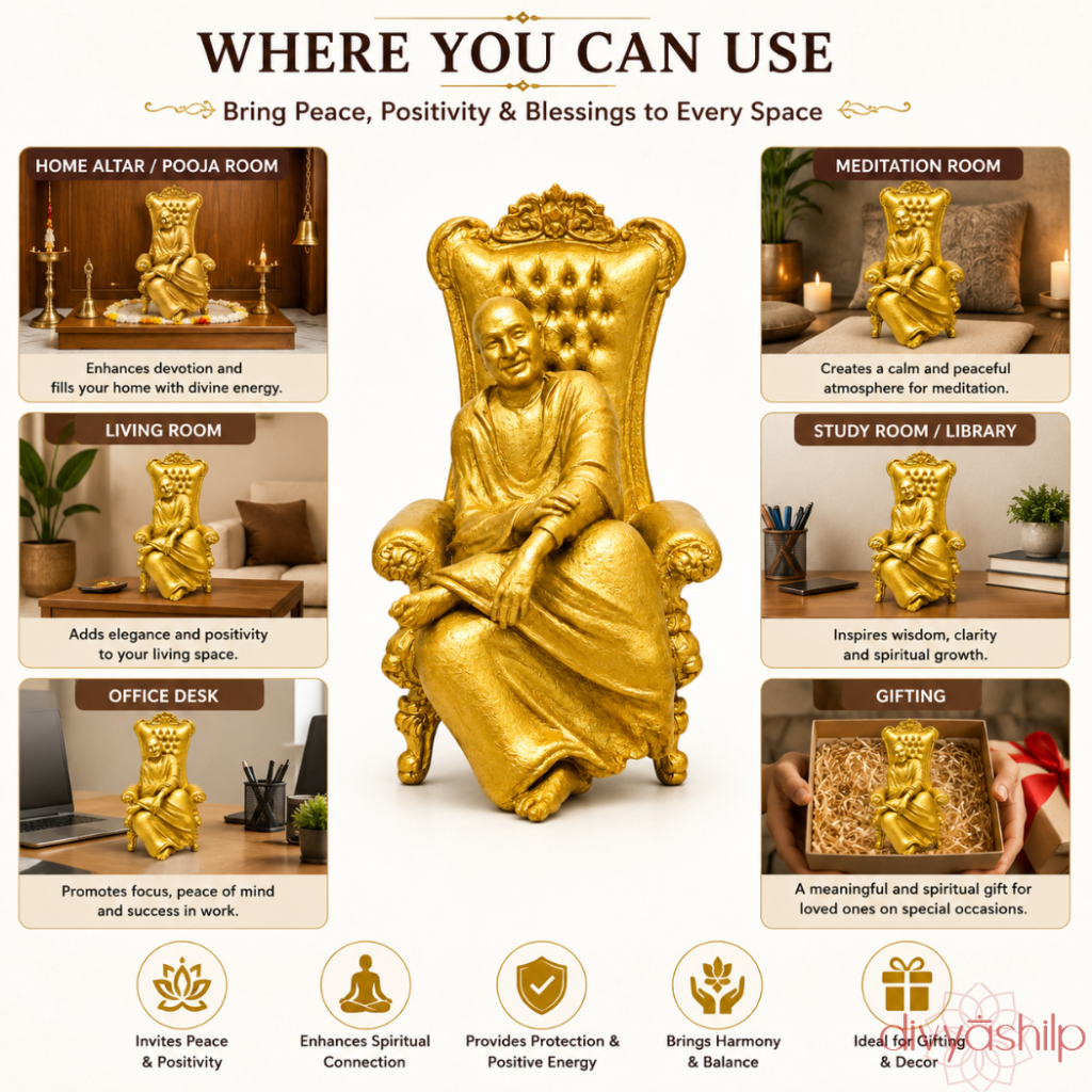 Chattarpur Wale Guruji (Shukrana Guru ji) (Resin 3.5 Inch)