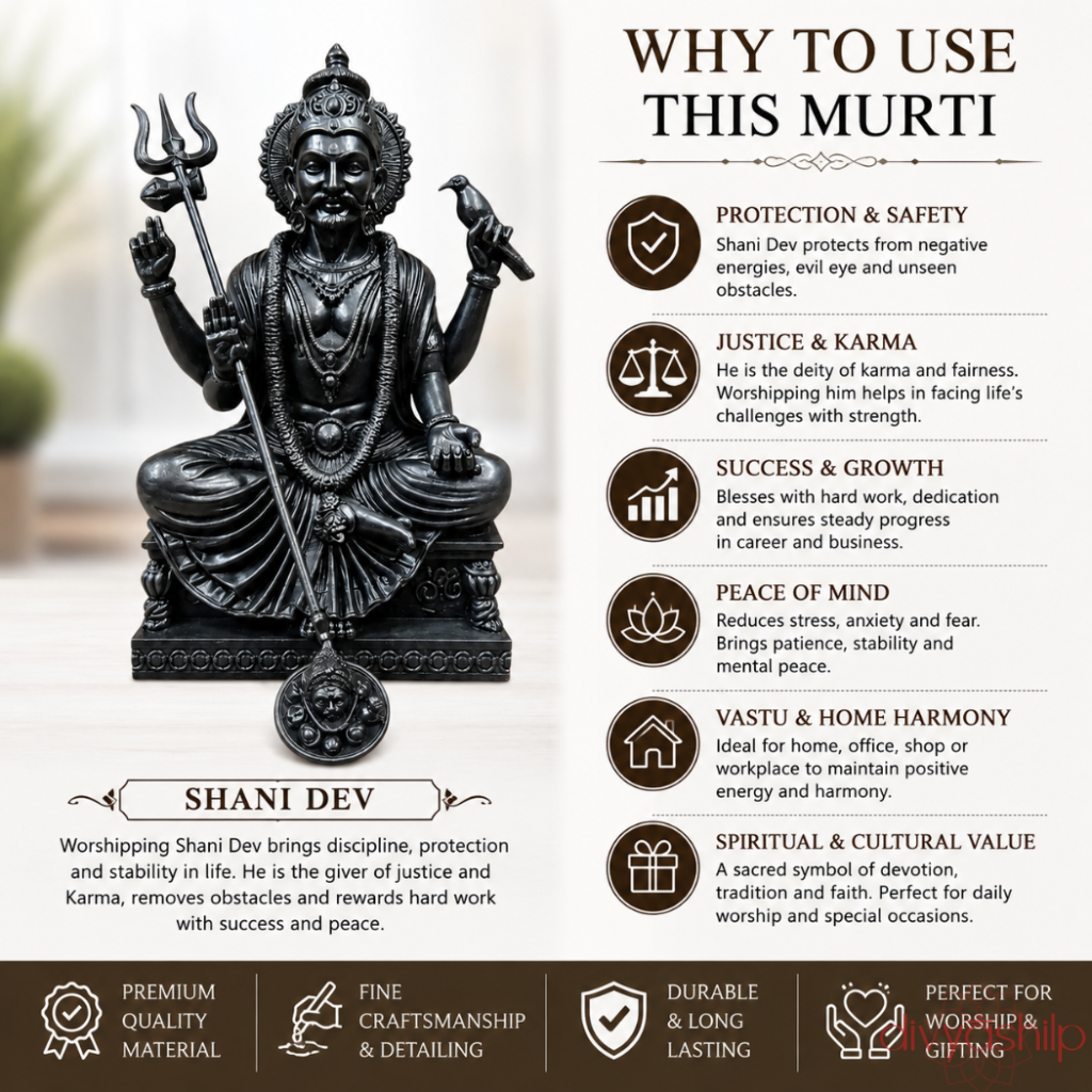 Shani Dev ji (Resin 3 Inch)