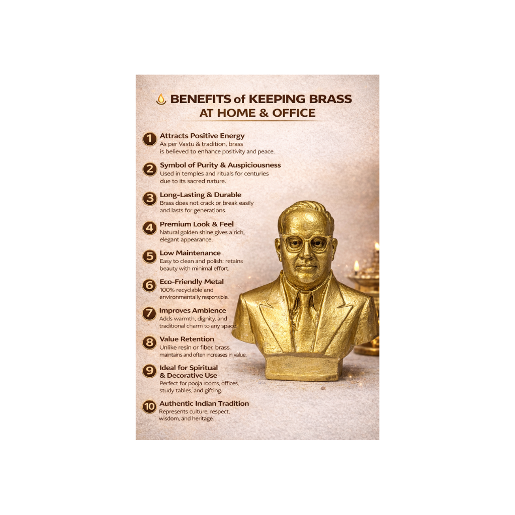 Dr. B.R. Ambedkar ji (Brass 3 Inch)