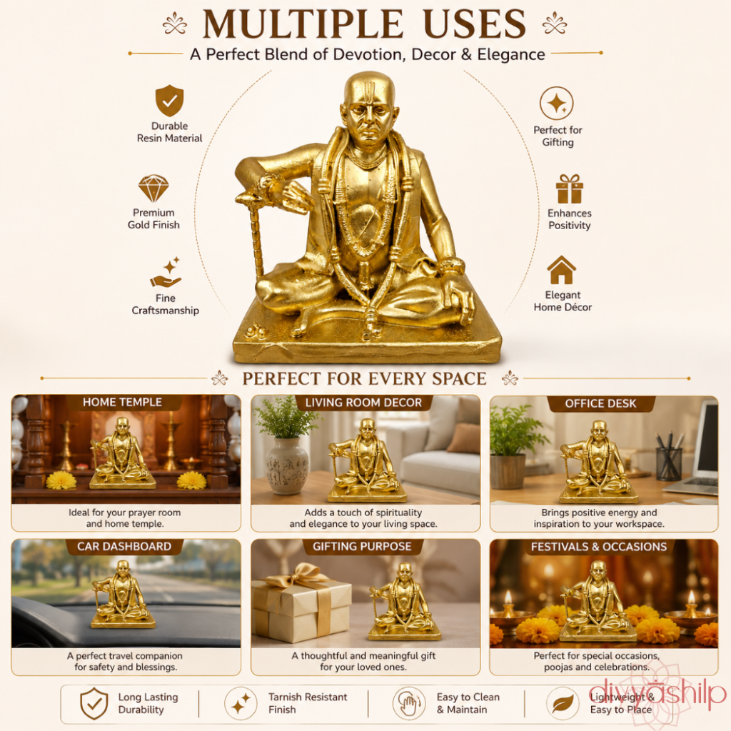 Sri Gondavalekar Maharaj ji (Resin 3 Inch)