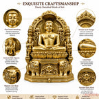Jain Tirthankar Mahaveer Swami ji (Resin 3 Inch)