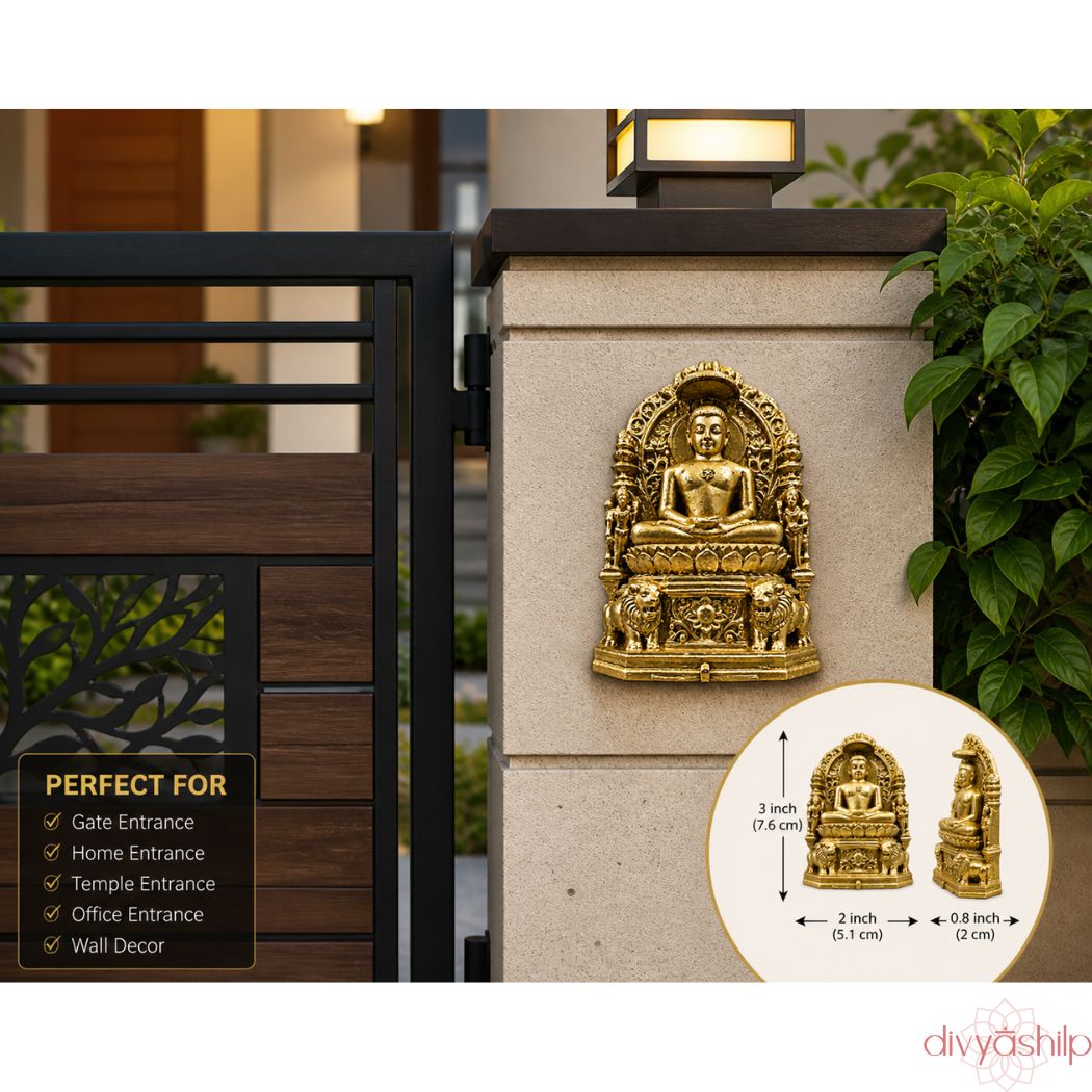Jain Tirthankar Mahaveer Swami ji (Resin 3 Inch)